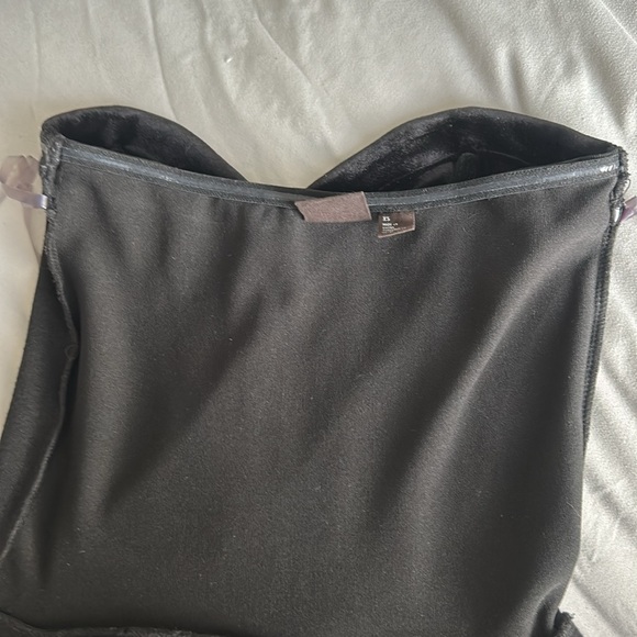 Free Press - Black Velvet Tube Corset Top - Picture 6 of 8